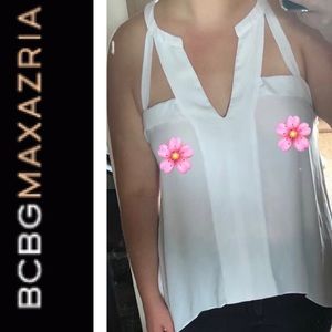 BCBGMaxAzria Cutout Tank Top